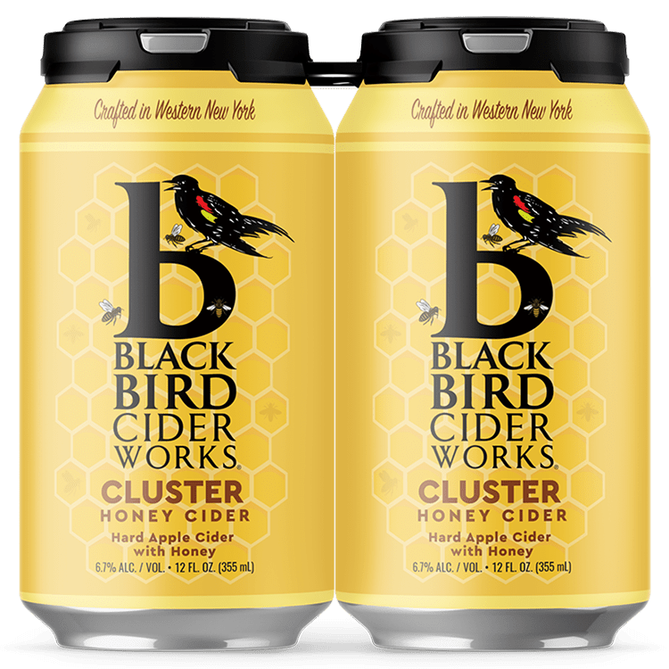 Cluster Honey Cider - Hard Apple Cider with Honey - Hard Cider - Product Image - BlackBird Cider Works